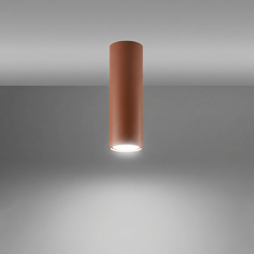 Spotlampe LAGOS 1xGU10/10W/230V 20 cm brun