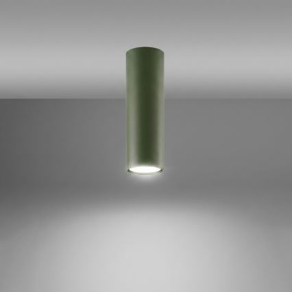 Spotlampe LAGOS 1xGU10/10W/230V 20 cm grøn