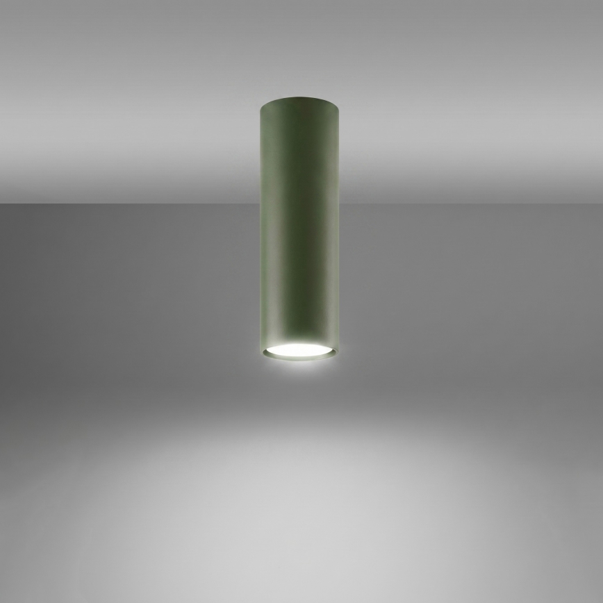 Spotlampe LAGOS 1xGU10/10W/230V 20 cm grøn