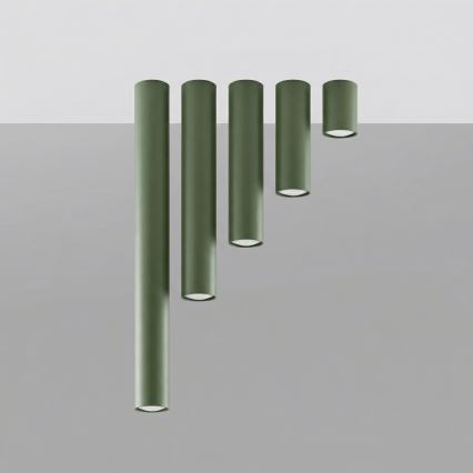 Spotlampe LAGOS 1xGU10/10W/230V 20 cm grøn
