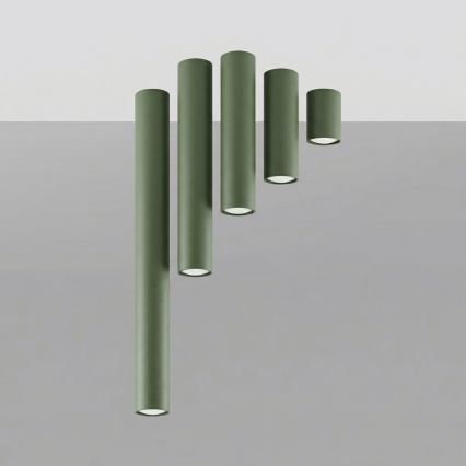 Spotlampe LAGOS 1xGU10/10W/230V 20 cm grøn