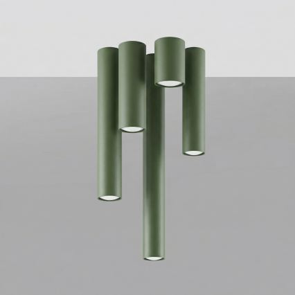 Spotlampe LAGOS 1xGU10/10W/230V 20 cm grøn
