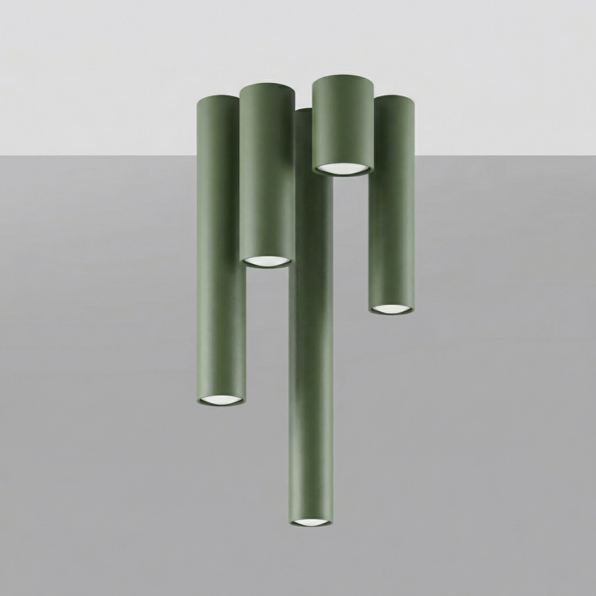 Spotlampe LAGOS 1xGU10/10W/230V 20 cm grøn