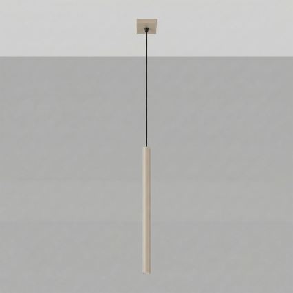 Pendellampe på kabel PASTELO 1xG9/8W/230V taupe