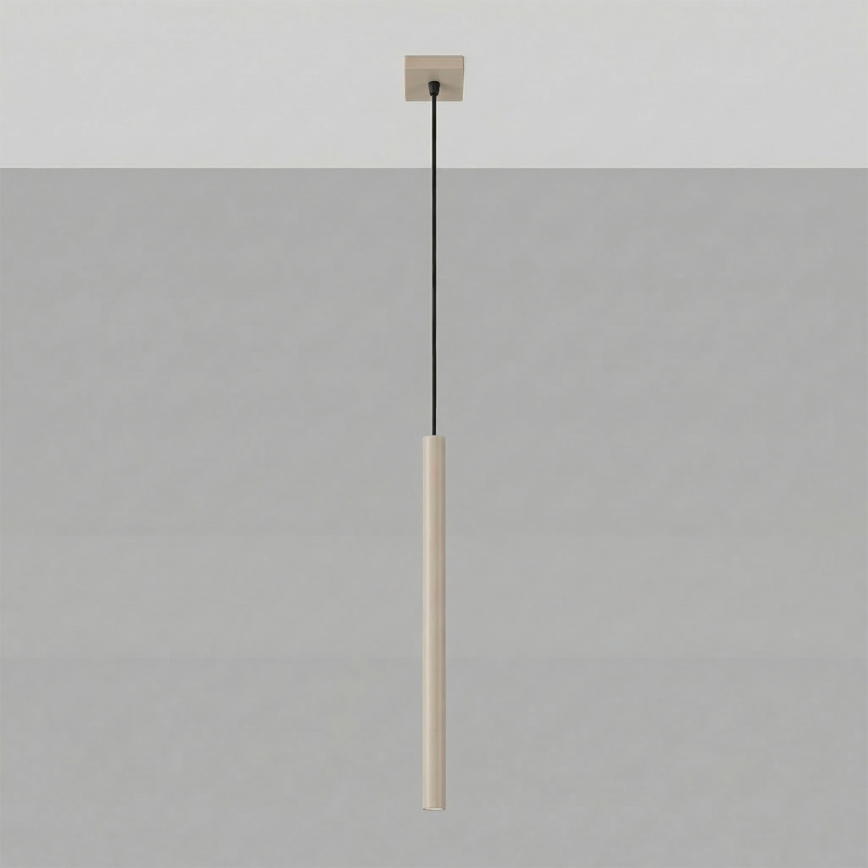 Pendellampe på kabel PASTELO 1xG9/8W/230V taupe