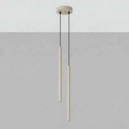PASTELO pendel med kabel 2xG9/8W/230V taupe