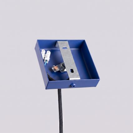 Pendellampe med kabel PASTELO 1xG9/8W/230V blå