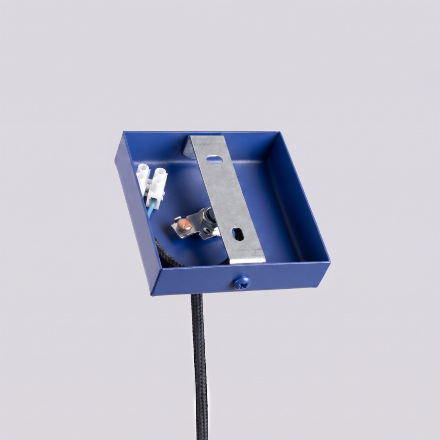 Pendellampe med kabel PASTELO 1xG9/8W/230V blå