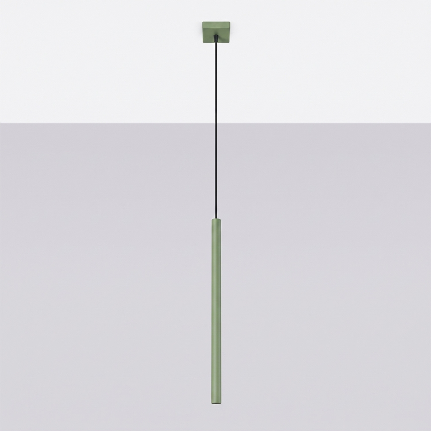 Pendel på ledning PASTELO 1xG9/8W/230V grøn