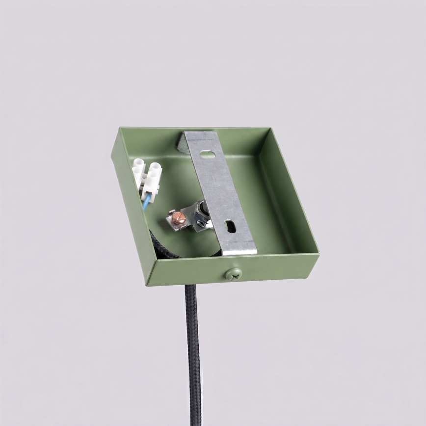 Pendel på ledning PASTELO 1xG9/8W/230V grøn
