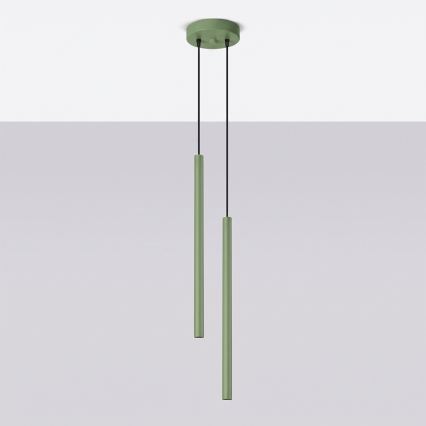 Pendel med kabelophæng PASTELO, 2×G9/8W/230V, grøn