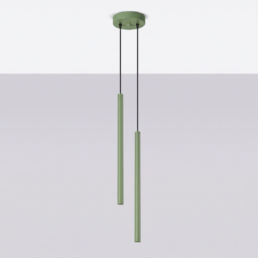 Pendel med kabelophæng PASTELO, 2×G9/8W/230V, grøn