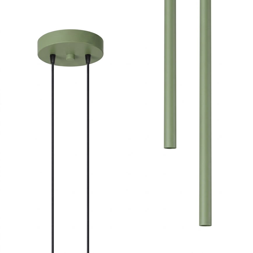 Pendel med kabelophæng PASTELO, 2×G9/8W/230V, grøn