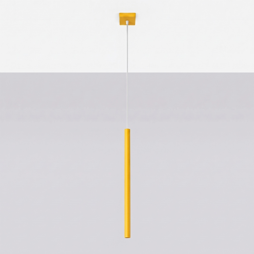 Pendel med ledning PASTELO 1xG9/8W/230V gul