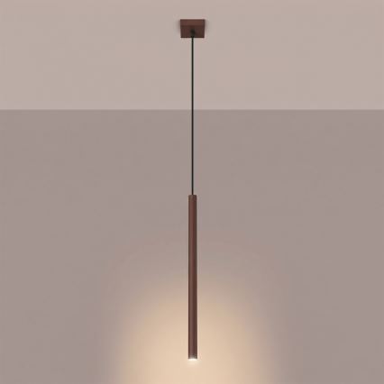 Pendel med kabel PASTELO 1xG9/8W/230V brun