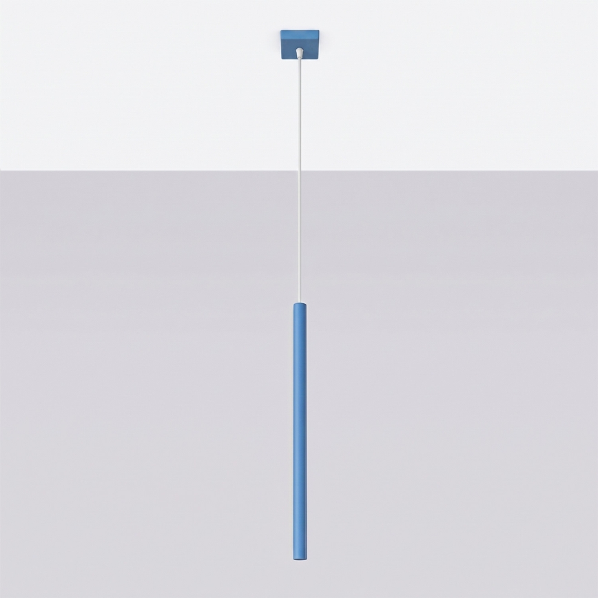 PASTELO pendel på ledning 1xG9/8W/230V, blå