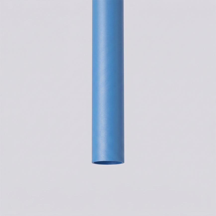 Pendellampe på ledning PASTELO 2xG9/8W/230V blå