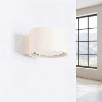 Væglampe MODO 1xGX53/10W/230V cremefarvet