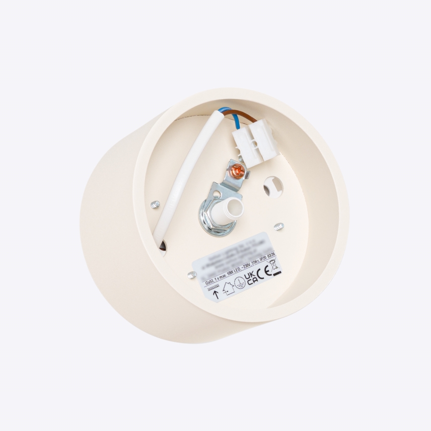 Spotarmatur MODO 1xGX53/10W/230V cremefarvet