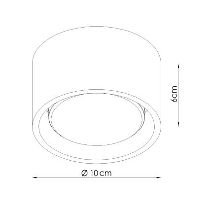 Spotlampe MODO 1xGX53/10W/230V taupe