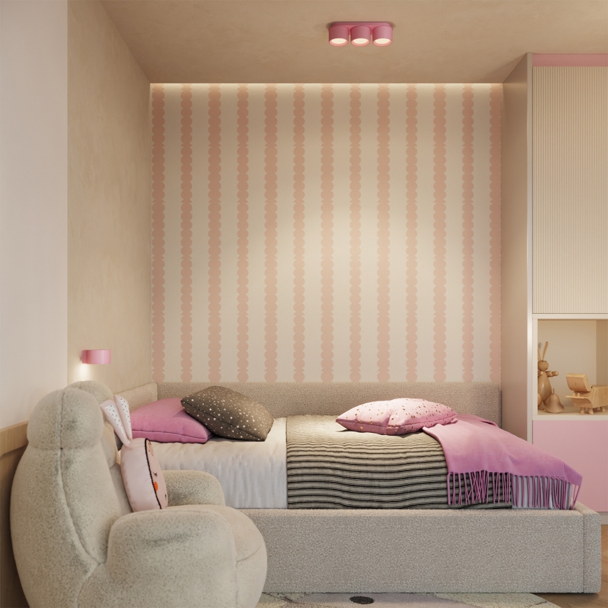 Væglampe MODO 1xGX53/10W/230V rosa