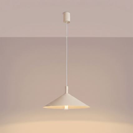 Pendel på kabel NOX 1xE27/15W/230V cremefarvet