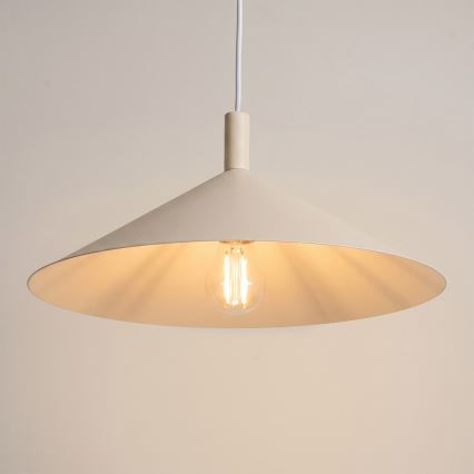 Pendel på kabel NOX 1xE27/15W/230V cremefarvet