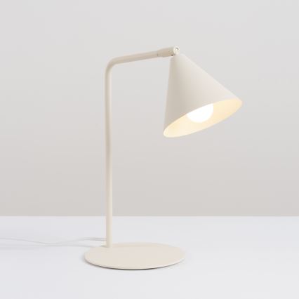 Bordlampe NOX 1xE14/10W/230V cremefarvet