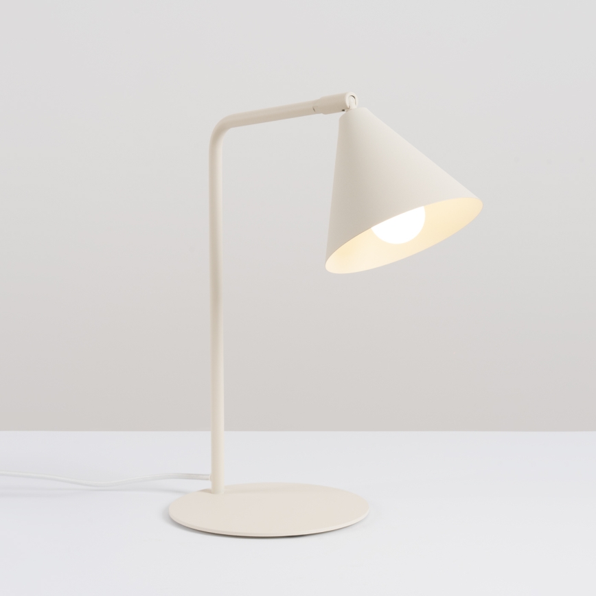 Bordlampe NOX 1xE14/10W/230V cremefarvet