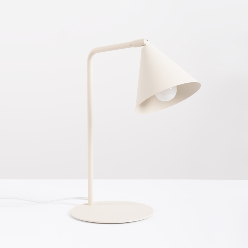 Bordlampe NOX 1xE14/10W/230V cremefarvet