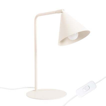 Bordlampe NOX 1xE14/10W/230V cremefarvet