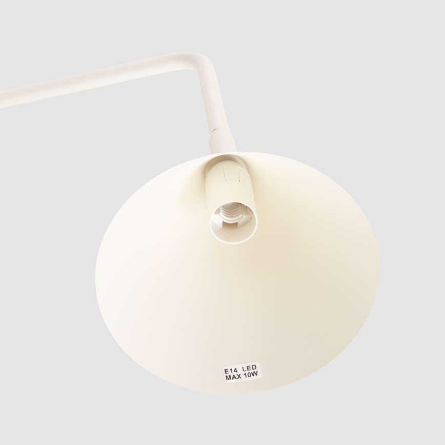 Bordlampe NOX 1xE14/10W/230V cremefarvet
