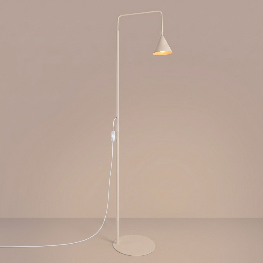 Gulvlampe NOX 1xE14/10W/230V cremefarvet