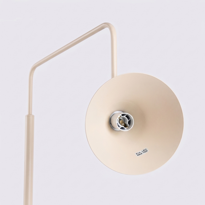 Gulvlampe NOX 1xE14/10W/230V cremefarvet