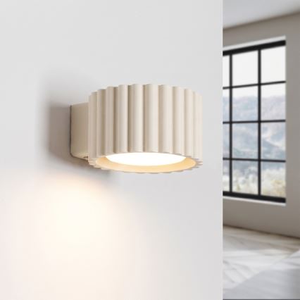 Væglampe AURA 1xGX53/10W/230V cremefarvet