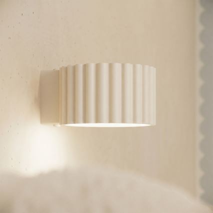 Væglampe AURA 1xGX53/10W/230V cremefarvet