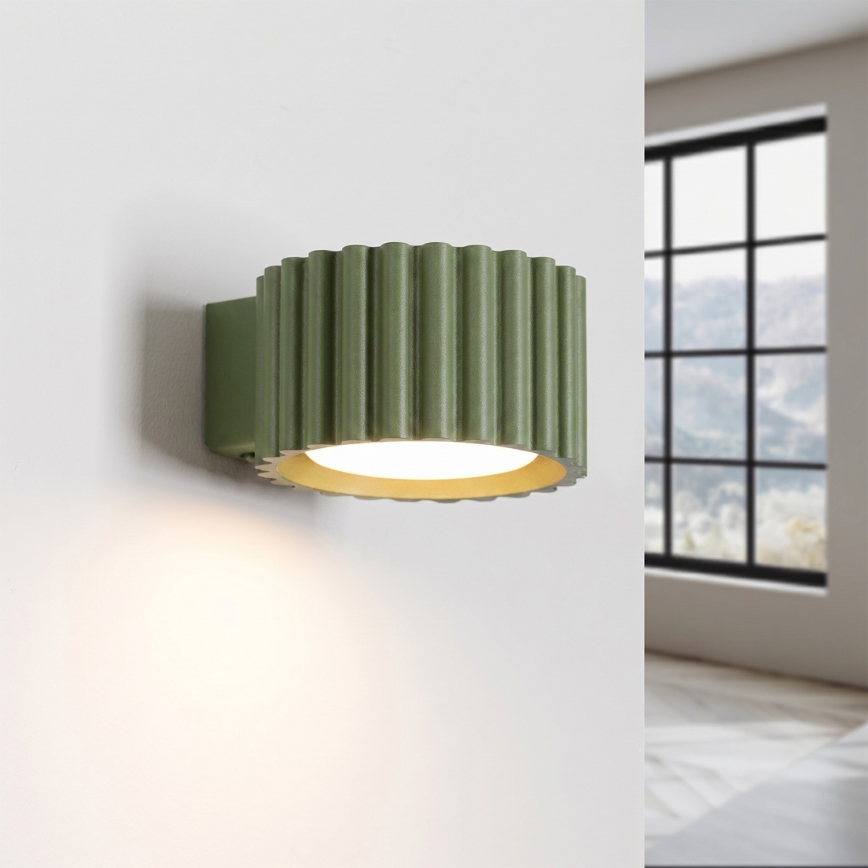 Væglampe AURA 1xGX53/10W/230V grøn