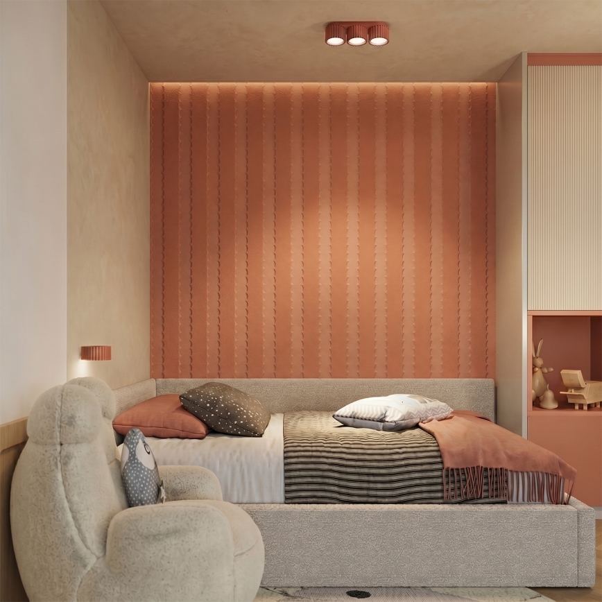 Væglampe AURA 1xGX53/10W/230V orange