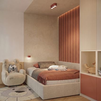 Væglampe AURA 1xGX53/10W/230V orange