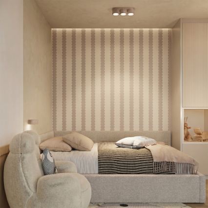Væglampe AURA 1xGX53/10W/230V taupe