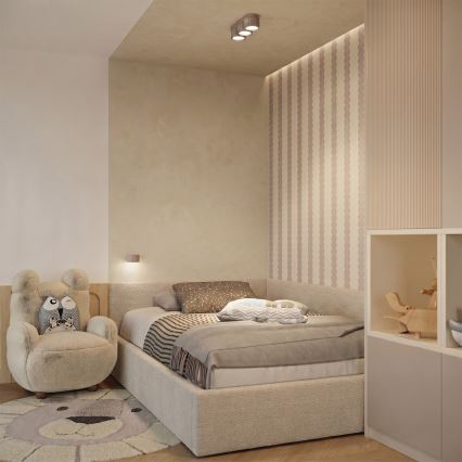 Væglampe AURA 1xGX53/10W/230V taupe