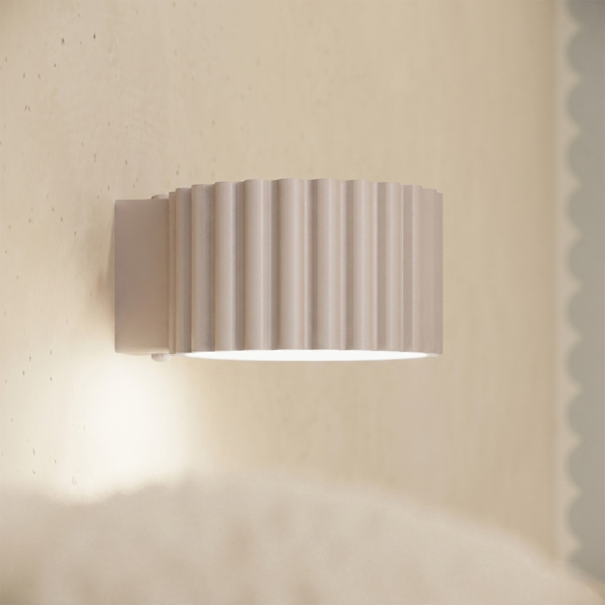 Væglampe AURA 1xGX53/10W/230V taupe