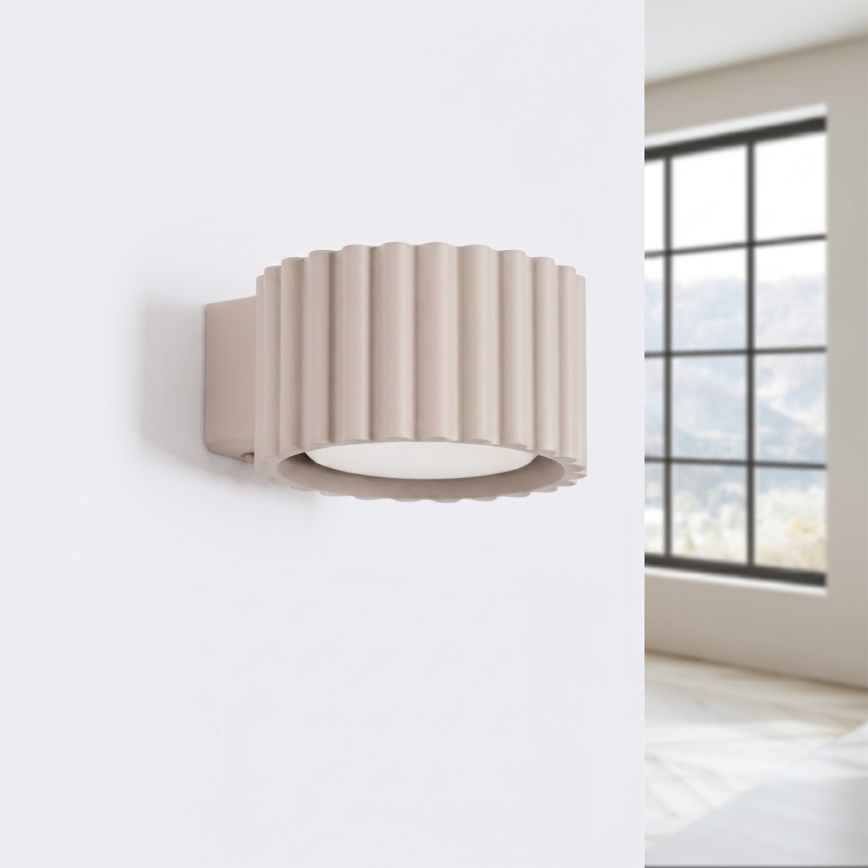 Væglampe AURA 1xGX53/10W/230V taupe