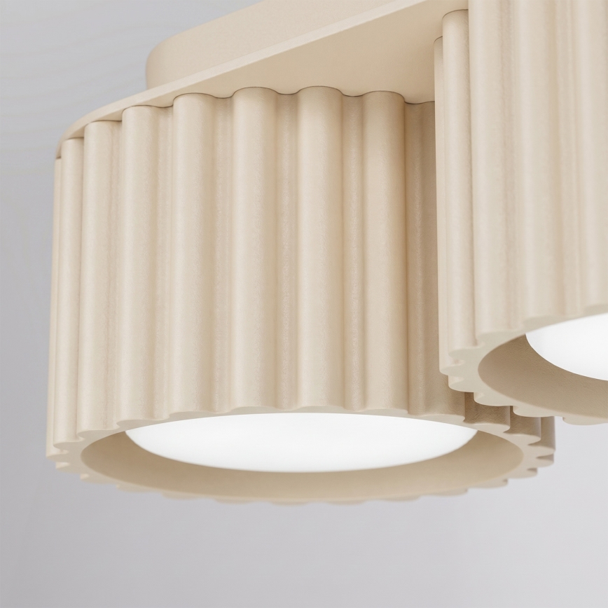 Spotlampe AURA 3xGX53/10W/230V cremefarvet