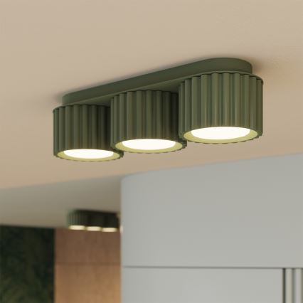 Spotlampe AURA 3xGX53/10W/230V grøn