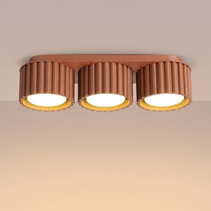 Spotlampe AURA 3xGX53/10W/230V orange