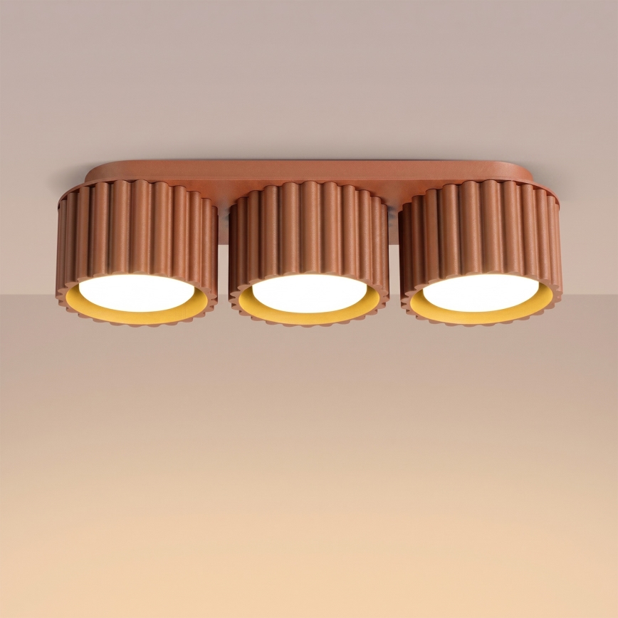 Spotlampe AURA 3xGX53/10W/230V orange