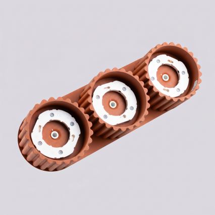 Spotlampe AURA 3xGX53/10W/230V orange