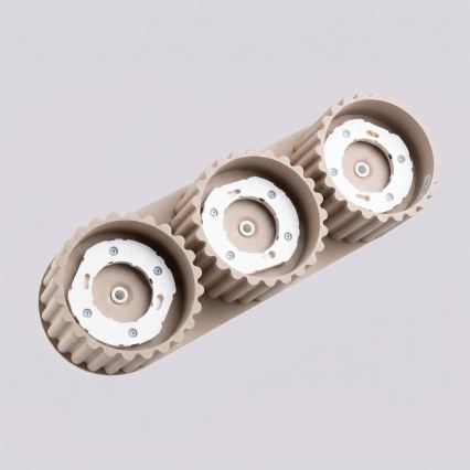 Spotarmatur AURA 3xGX53/10W/230V taupe