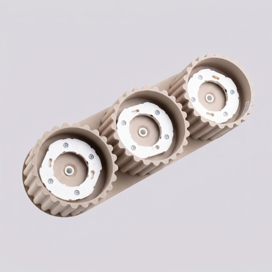Spotarmatur AURA 3xGX53/10W/230V taupe